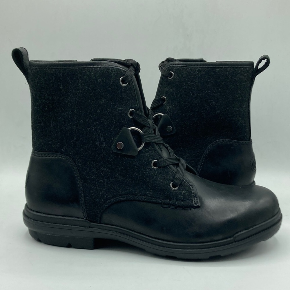 UGG Women's Hapsburg Lace Black Boots